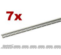 N gauge flexible wooden sleeper track (nickel silver rail) Peco SL-300F - 914mm