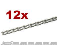 N gauge flexible wooden sleeper track (nickel silver rail) Peco SL-300F - 914mm