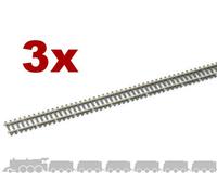 N gauge flexible wooden sleeper track (nickel silver rail) Peco SL-300F - 914mm