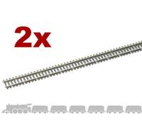 N gauge flexible wooden sleeper track (nickel silver rail) Peco SL-300F - 914mm