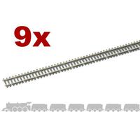 N gauge flexible wooden sleeper track (nickel silver rail) Peco SL-300F - 914mm
