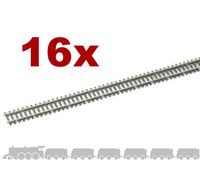N gauge flexible wooden sleeper track (nickel silver rail) Peco SL-300F - 914mm