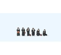 Nuns (6) Figure Set Preiser 79128