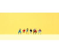 N gauge hand painted model figures Sets Preiser - Set 5