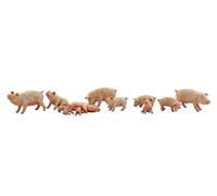 Hand-painted N scale animals & accessories sets Woodland Scenics