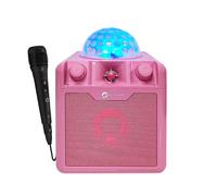 N-Gear Disco Block 410 Portable Karaoke Speaker Pink