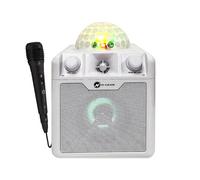 N-Gear Disco Block 410 Portable Karaoke Speaker White