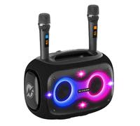 N-Gear NRG600 Wireless Bluetooth Karaoke Machine & 2 Mics