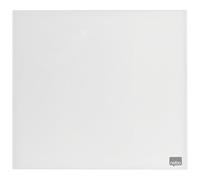 Nobo Glass Whiteboard, Magnetic, 300 x 300 mm Square Tile Design, Includes Glassboard Marker, Magnets and Fitting Kit, White, 1903956