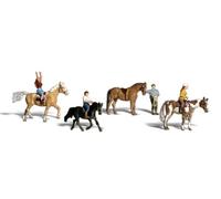 Woodland Scenics N Gauge Scenic Accents Horseback Riders A2159 N Scale, 79 Variations