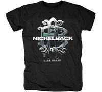 N-I-C-K.E.L.B.A.C.Ks Band Tees Canada Metal Rock T-Shirt Black M