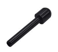 N/J Aluminum Alloy Metal Snuff Bottle 70MM Easy To Carry Smoking Snuff Pipe Suction Snuff Nose Tube Pocket Size (Color : Black)