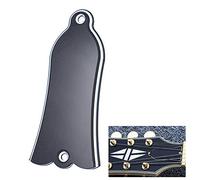 N-K 2 Holes Bell Shaped PVC Truss Rod Cover Plate Scroll Plate for Gibson LP SG Flying V ES Durable and Practical Design and Durable