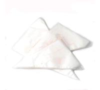 N-K PULABO 100 Pcs/Set Disposable Pastry Bags Piping Bags Baking Decorating Tools for Icing Sugar Craft Cupcakes Dessert White Practical and Popular Economic