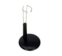 N-K PULABO Adjustable Baby Doll Display Stand Bracket With Buckle Support - Suitable for Dolls and Action Characters 6" to 18" High in Black - Convenient and Practical