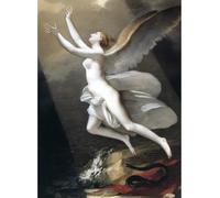 N.LANSHAN 11CT DIY Counted Cross Stitch Kits Famous Oil Painting，Soul Freed from Bondage Cross Stitch Kits Counted Printed Embroidery Set with Needles Scissor Threaders for Adults Beginners 50x70cm