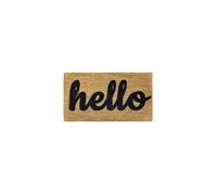 N&M Products Children's Sized Door Mat for Play House - Kids Size Floor Mat Hello
