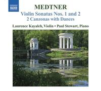 N. Medtner - Violin Sonatas 1 & 2 / 2 Canzonas with Dance [New CD]