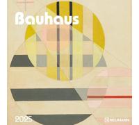 N NEUMANNVERLAGE - Bauhaus 2025 Brochure Calendar, 30 x 30 cm, Wall Calendar with Selected Artworks, International Holidays, Moon Phases and Plenty of Space for Notes