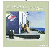 N NEUMANNVERLAGE - Edward Hopper 2026 Broschürenkalender, 30x30cm, Wandkalender mit ausgewählten Werken von Edward Hopper, internationalen Feiertagen und Mondphasen, viel Platz für Notizen
