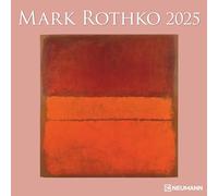 N NEUMANNVERLAGE - Mark Rothko 2025 Brochure Calendar, 30 x 30 cm, Wall Calendar with Pictures of Mark Rothko, Moon Phases, Plenty of Space for Notes and International Holidays/Calendar