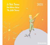 N NEUMANNVERLAGE - The Little Prince 2025 Brochure Calendar, 30 x 30 cm, Wall Calendar with Beautiful Illustrations of the Little Prince, International Holidays and Moon Phases