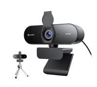 N newline 4K Webcam for PC, PDAF Autofocus in 1 Second, 1080P@60FPS, 12 Megapixels, Light Correction, 2 Clear Stereo Mics, with Tripod & Privacy Cover, USB PC Camera for Online Meetings Streaming