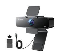 N newline 4K Webcam with Microphone, AI Presenter Tracking, Gesture Control, 95°/78°/65° FOV, Plug & Play, PC Camera with Privacy Cover for Laptop, Zoom, Teams