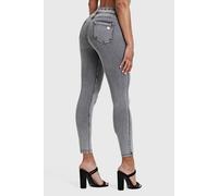 N.O.W Denim High Waisted 7/8 Length Jeans Freddy Grey XS
