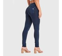 N.O.W Denim High Waisted Full Length Jeans Freddy Dark Blue S
