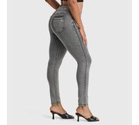N.O.W Denim High Waisted Full Length Jeans Freddy Grey L