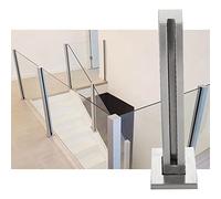 n Panel Hol with Stable Base 120cm Stainless Steel Square Post for 8 12mm s Railing Ideal for Terrace & Garden Steps s Balustrade