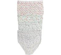 N R TEXTILES 12 Pack Ladies Floral Briefs PLUS SIZE 100% Cotton Full Comfort Underwear Panties for Women Multipack Floral, 6XL