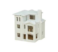 N Scale 1:500 Villas Assembling Model Outland Realisms Scene Miniature Architectural Assembled Models Sand Table Outland for Sand Table