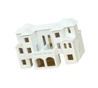 N Scale 1:500 Villas House Assembled Model Miniature Architectural Building Model Outland Realisms Scene Diys Painting Outland Model for Diys Sand Table