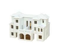 N Scale 1:500 Villas House Assembled Model Miniature Architectural Building Outland Realisms Scene Diys Painting Sand Table Scene Building