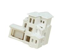 N Scale 1:800 Villas Building Assembling Model Outland Realisms Scene Sandtable Building Model Garden Dollhouses Decors Outland Model for Diys Sand Table