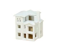 N Scale 1:800 Villas House Assembled Model Miniature Architectural Building Model Outland Realisms Scene Diys Painting Sand Table Scene Building