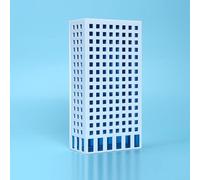 N Scale Model Building Kit, DIY Railroad Structure Set with Plastic Apartment Model Parts for Train Layouts, Sand Table Scenes and Landscape Architecture Projects(G04)