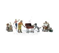 N Scenic Accents Backyard Barbeque (4 Figures, 2 Chairs, Grill, Cool (US IMPORT)