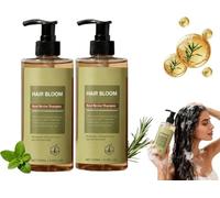 N_uvara Root Revival Shampoo, Hair Bloom Complex, Deeply Moisturizes and Strengthens Hair Roots, Hair Growth Shampoo for Hair Loss & Thinning Hair (2pcs)