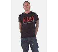 N.W.A Straight Outta Compton T-Shirt in Black | Size: Large N.W.A Black L