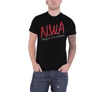 N.W.a - NWA Ruthless Records Men's NWA Straight Outta Compton T-shirt Black