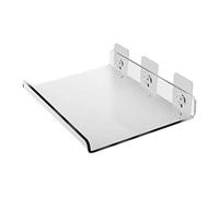 N-X Suction Cup Window Shelf, Clear Acrylic Indoor Garden Plant Shelves with Powerful Suction, Window Ledge Extender Hold Planter Succulents for Decorations, 01