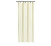 N&Y HOME Fabric Shower Curtain, Bath Stall Size, with 2 Magnets at the Bottom, Hotel Quality, Washable, Water Repellent, 35.8 x 71.6 inches, Sand Color