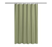 N&Y HOME Fabric Shower Curtain or Liner with Magnets Sage Green - Hotel Quality, Machine Washable, Water Repellent - Sage, 72x72
