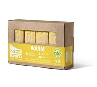 N-ZERO NZERO Organic Wax Bars 200g, 50g (x4) | Warm/Wet Snow Conditions, Yellow 0ºC/-6ºC | Natural Eco Wax for Skis & Snowboard