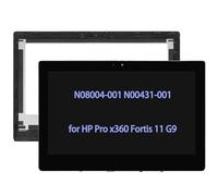 N08004-001 N00431-001 Original New Screen Replacement for HP Pro x360 Fortis 11 G9 G10 G11 LCD Touch Screen Display Digitizer Assembly with Bezel