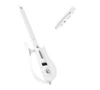 N1 Smart Guitar with Silicone Fingerboard, 2-Step Folding Design, White