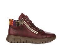 N1305 Heike Lace Zip Boot - female - Rieker - Lace-up Boots - Red - 7 UK - Shoes 7 UK